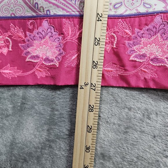 Robert Graham Top Womens M Pink Silk Beaded Embroidered Boho Beachy Tunic NWOT - Picture 10 of 10